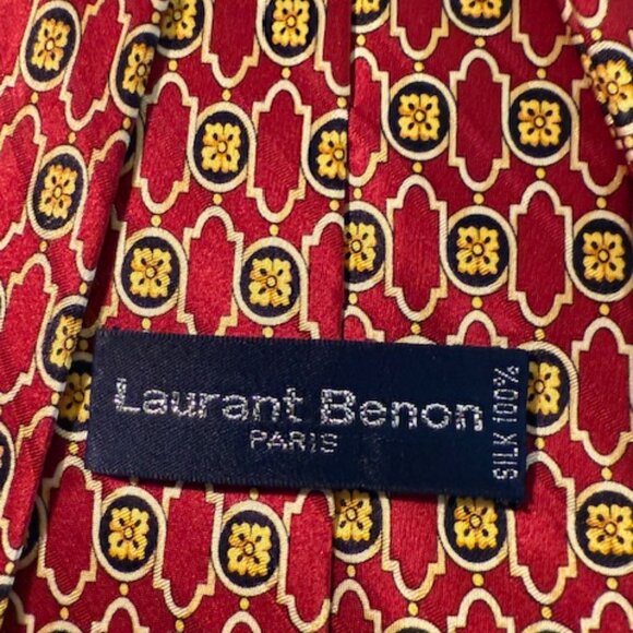 Laurant Benon silk tie - Picture 2 of 4